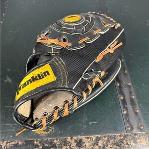 FRANKLIN 4679 Baseball Glove Fielders Rawhide Laced Super Softballer Nice